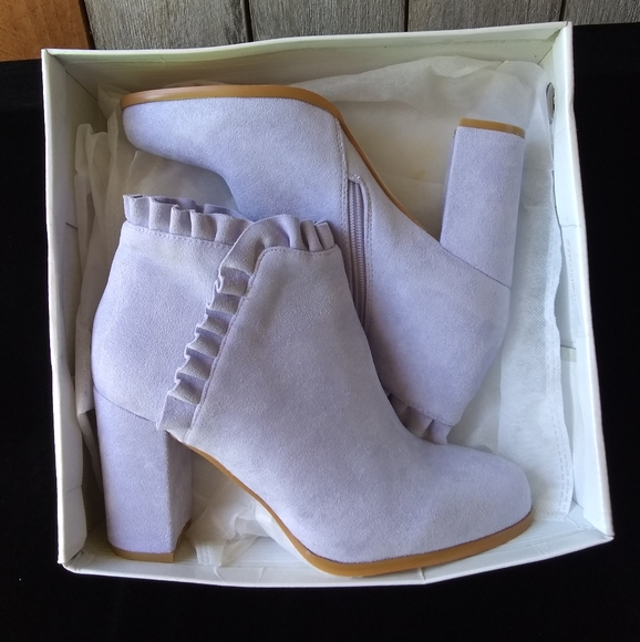 Allegra K Shoes - Allegra K Lavender Booties